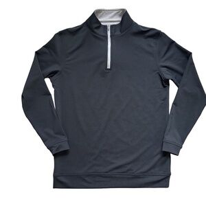 Peter Millar Perth Youth Birdseye Performance Quarter-Zip - size large 10-12